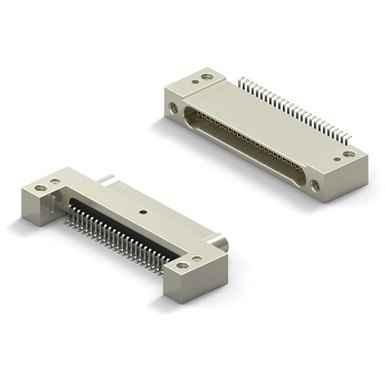 PCB Right Angle Single Row SMT Metal Shell (Style 28) Connectors